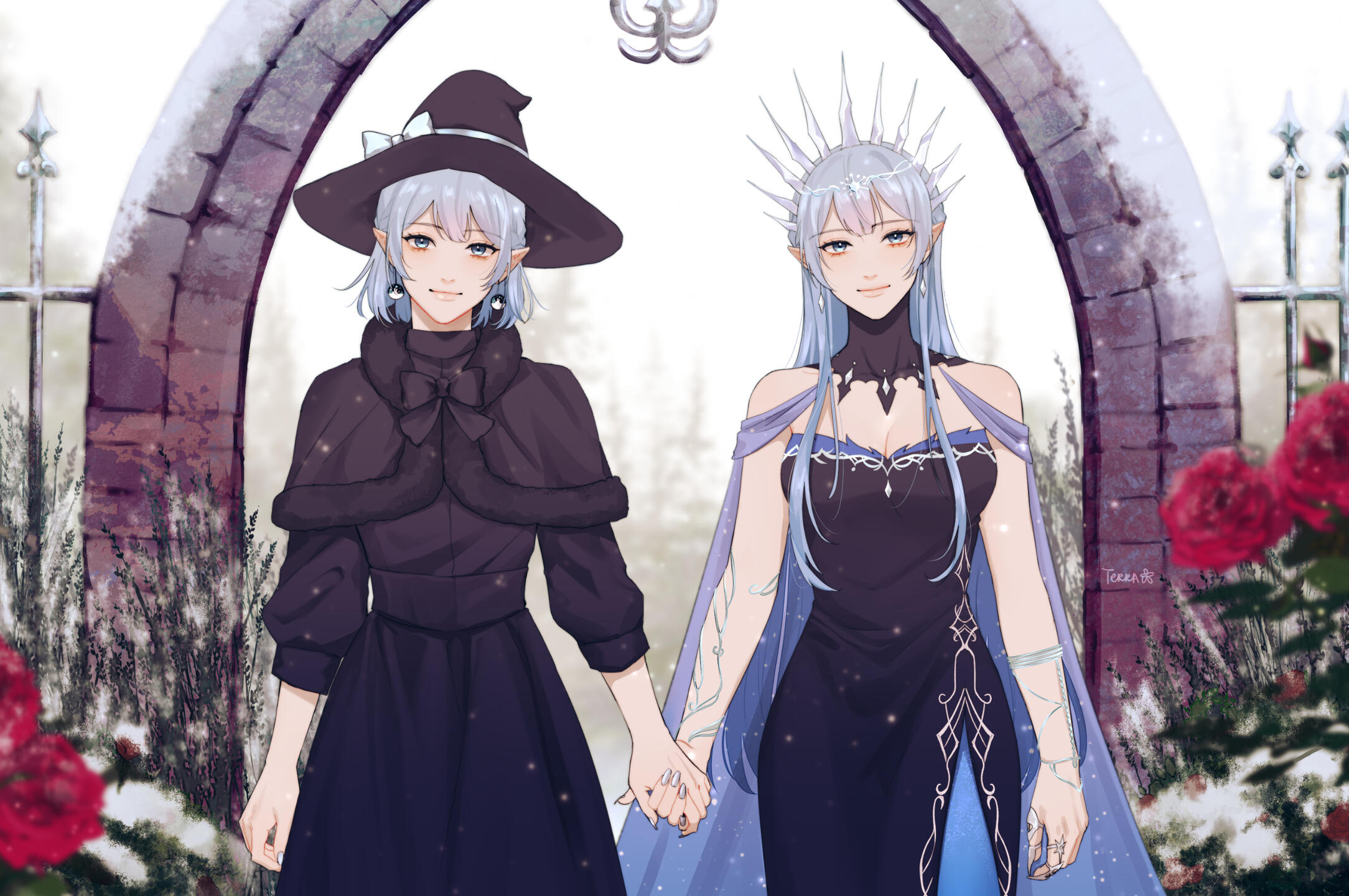 Queen and witch Skye by @tecchi_kun