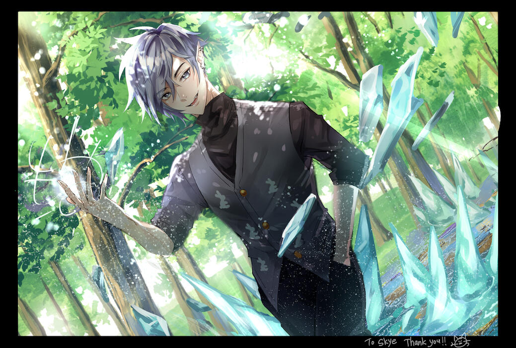 Male Skye by @nekomiti_fuu/works